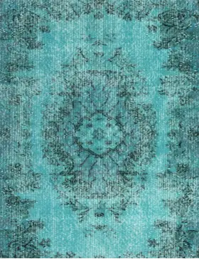 Turkis Tyrkiet Vintagetæppe 210 x 118 cm - view 3
