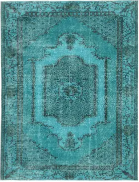 Turchese Turco Tappeto vintage 200 x 114 cm