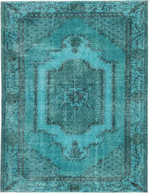 Turchese Turco Tappeto vintage 200 x 114 cm