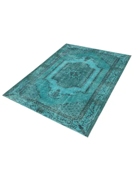Turchese Turco Tappeto vintage 200 x 114 cm - view 1