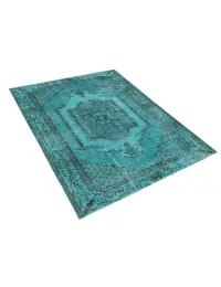Turchese Turco Tappeto vintage 200 x 114 cm - view 2