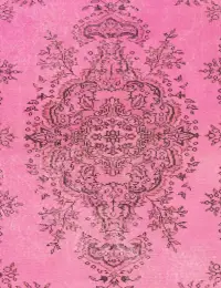Rosa Türkei Vintage Teppich 204 x 113 cm - view 3