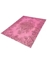Rosa Türkei Vintage Teppich 204 x 113 cm - view 1