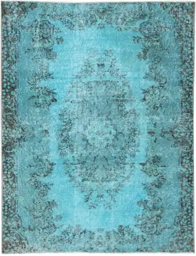 Turkooiz Turkije Vintage Tapijt 177 x 112 cm