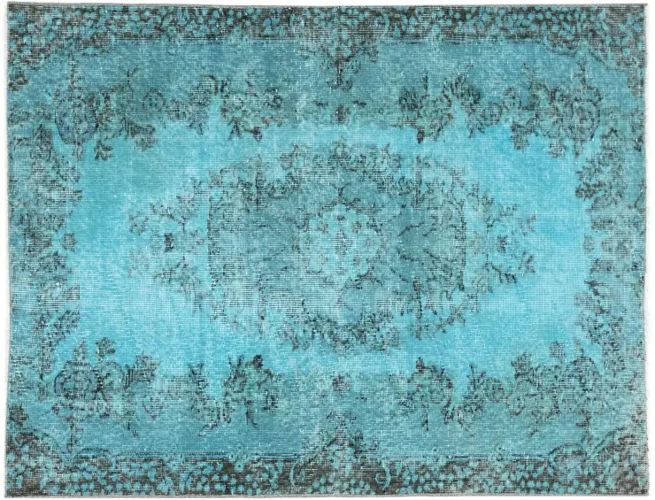 Turchese Turco Tappeto vintage 177 x 112 cm