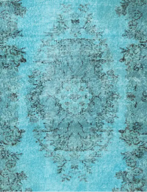 Turchese Turco Tappeto vintage 177 x 112 cm - view 3