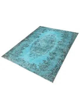 Turkooiz Turkije Vintage Tapijt 177 x 112 cm - view 1