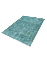 Bleu Turc Tapis vintage 198 x 108 cm - view 1