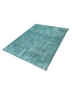 Bleu Turc Tapis vintage 198 x 108 cm - view 1