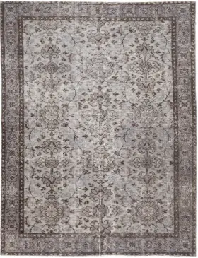 Gris Turquía Alfombra vintage 202 x 113 cm