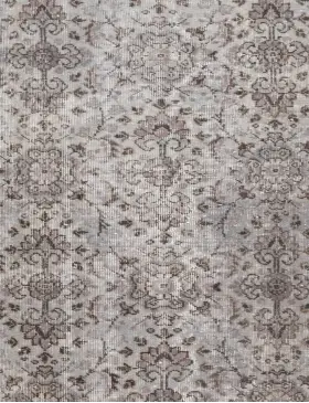 Gris Turquía Alfombra vintage 202 x 113 cm - view 3