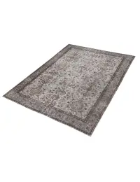 Gris Turquía Alfombra vintage 202 x 113 cm - view 1