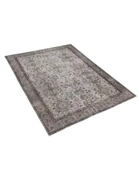Gris Turquía Alfombra vintage 202 x 113 cm - view 2