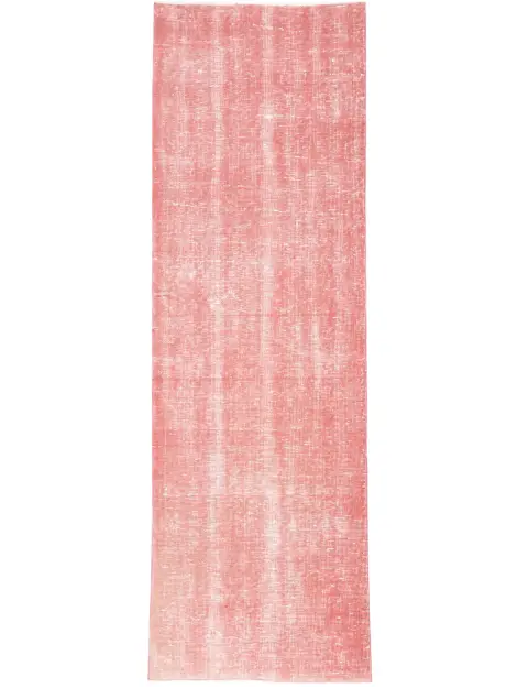 Rosa Turquía Alfombra vintage 280 x 90 cm