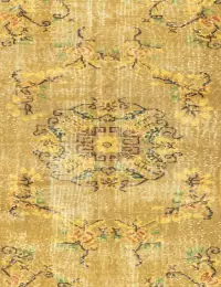 Gul Tyrkia vintage teppe 210 x 110 cm - view 3