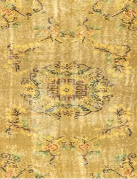 Gul Tyrkia vintage teppe 210 x 110 cm - view 3