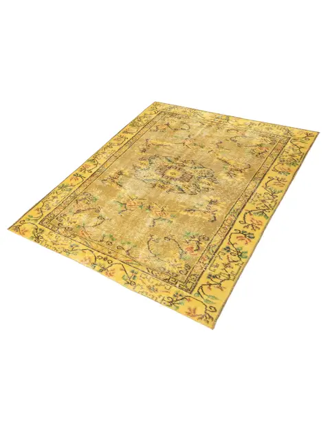 Giallo Turco Tappeto vintage 210 x 110 cm - view 1