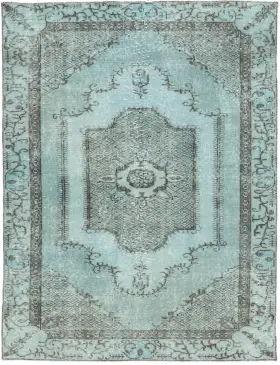 Sininen Turkki vintage matot 193 x 107 cm