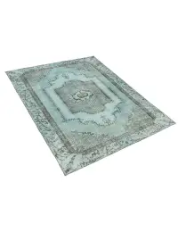 Blau Türkei Vintage Teppich 193 x 107 cm - view 2