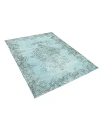 Blau Türkei Vintage Teppich 202 x 110 cm - view 2