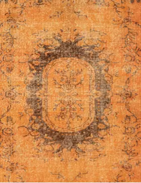 Oranje Turkije Vintage Tapijt 207 x 114 cm - view 3