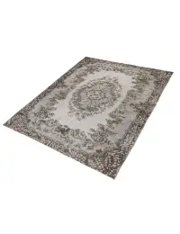 Grau Türkei Vintage Teppich 215 x 115 cm - view 1