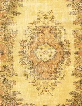 Gul Tyrkiet Vintagetæppe 202 x 116 cm - view 3