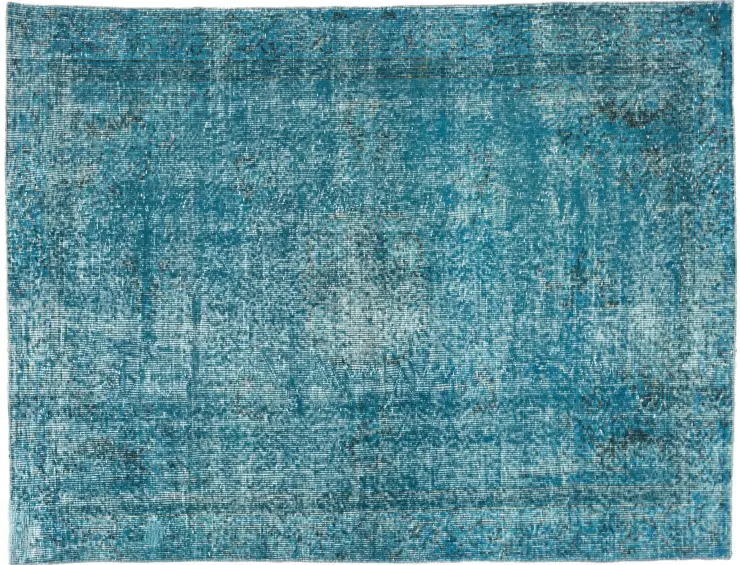 Turchese Turco Tappeto vintage 212 x 115 cm