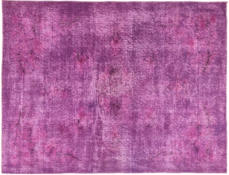 Lila Türkei Vintage Teppich 200 x 112 cm