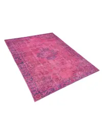Rosa Turco Tappeto vintage 242 x 137 cm - view 2