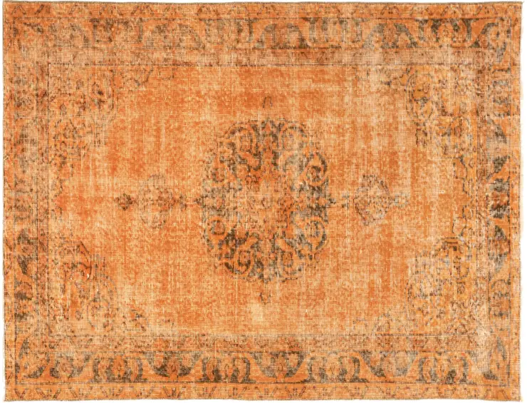 Orange Türkei Vintage Teppich 210 x 107 cm