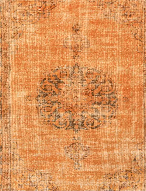 Orange Turkiet vintage matta 210 x 107 cm - view 3