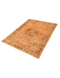 Orange Türkei Vintage Teppich 210 x 107 cm - view 1
