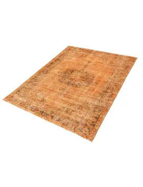 Orange Türkei Vintage Teppich 210 x 107 cm - view 1