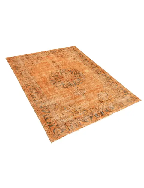 Orange Turkiet vintage matta 210 x 107 cm - view 2