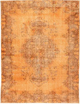 Orange Turc Tapis vintage 210 x 110 cm