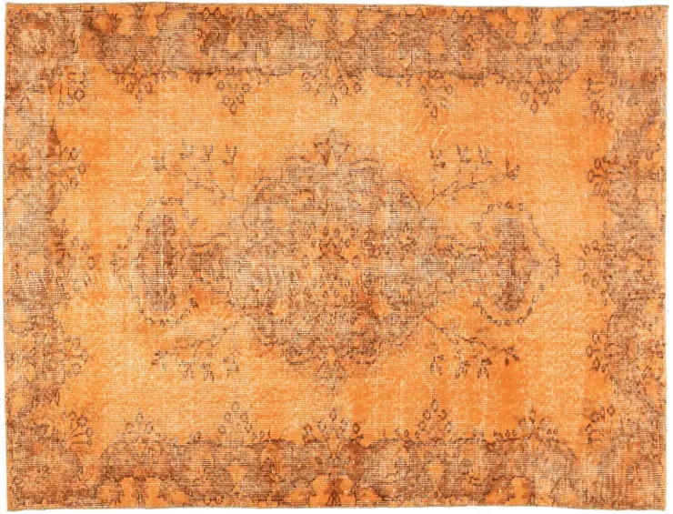 Orange Turc Tapis vintage 210 x 110 cm