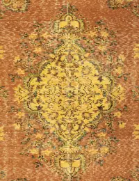 Orange Tyrkiet Vintagetæppe 307 x 182 cm - view 3