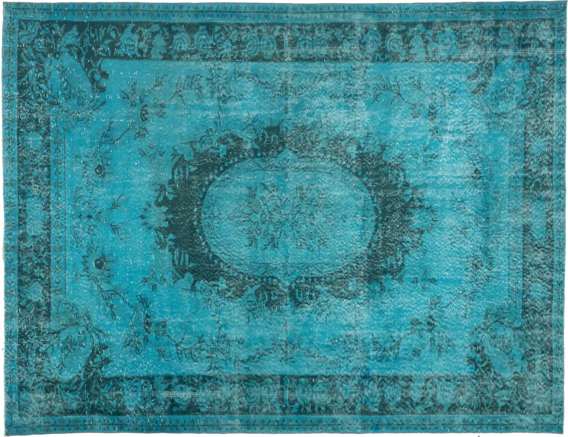 Sininen Turkki vintage matot 295 x 186 cm - Ainutlaatuinen käsintehty matto