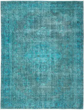 Turchese Turco Tappeto vintage 280 x 160 cm