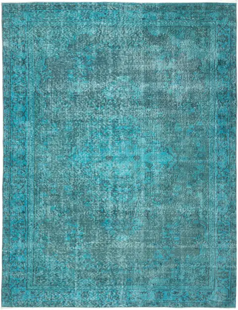 Turchese Turco Tappeto vintage 280 x 160 cm