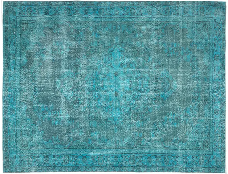 Turchese Turco Tappeto vintage 280 x 160 cm