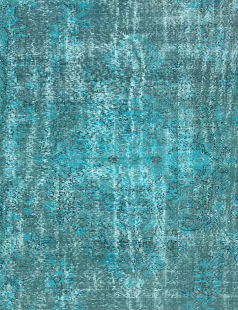 Turchese Turco Tappeto vintage 280 x 160 cm - view 3