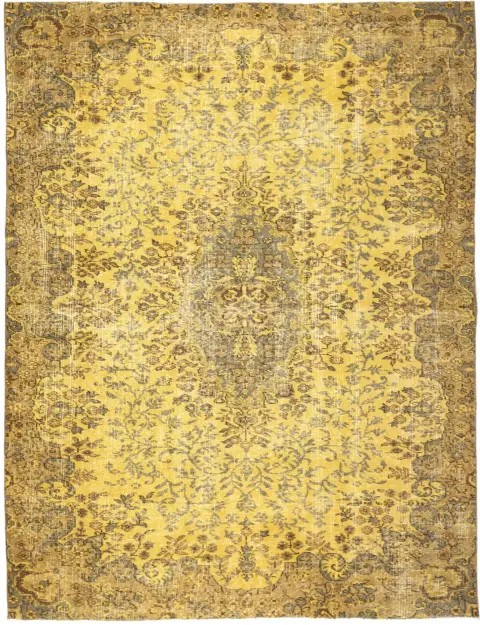 Giallo Turco Tappeto vintage 248 x 156 cm