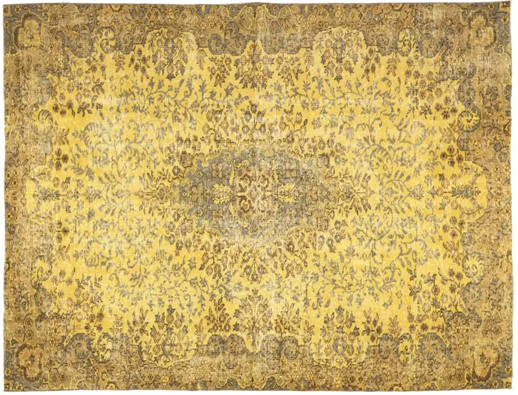 Giallo Turco Tappeto vintage 248 x 156 cm