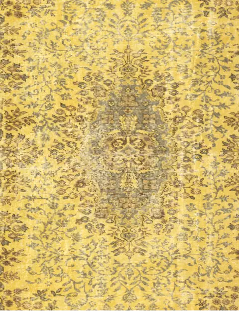 Giallo Turco Tappeto vintage 248 x 156 cm - view 3