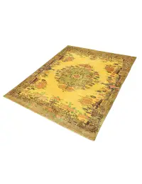 Jaune Turc Tapis vintage 212 x 130 cm - view 1