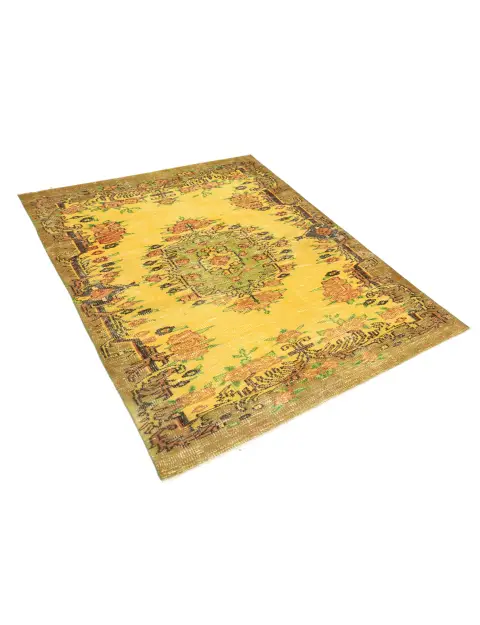 Jaune Turc Tapis vintage 212 x 130 cm - view 2