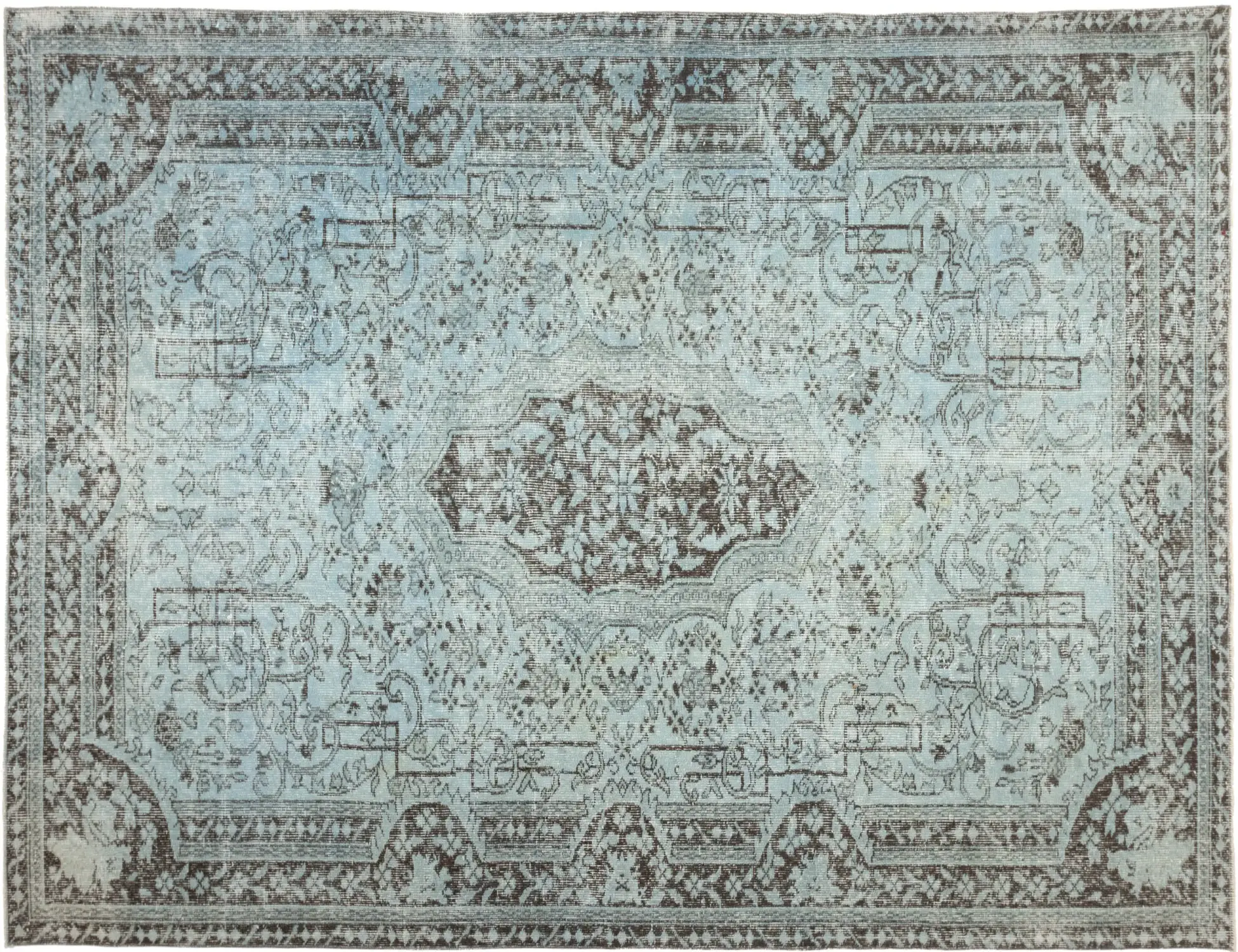 Sininen Turkki vintage matot 286 x 176 cm - Ainutlaatuinen käsintehty matto