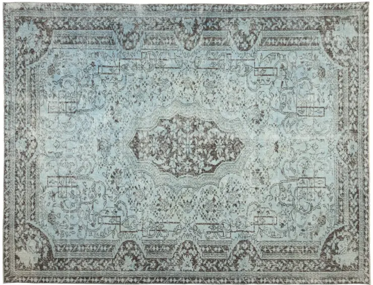 Sininen Turkki vintage matot 286 x 176 cm